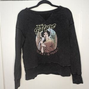 Star Wars Princess Leia Long Sleeve Tshirt a womans Large